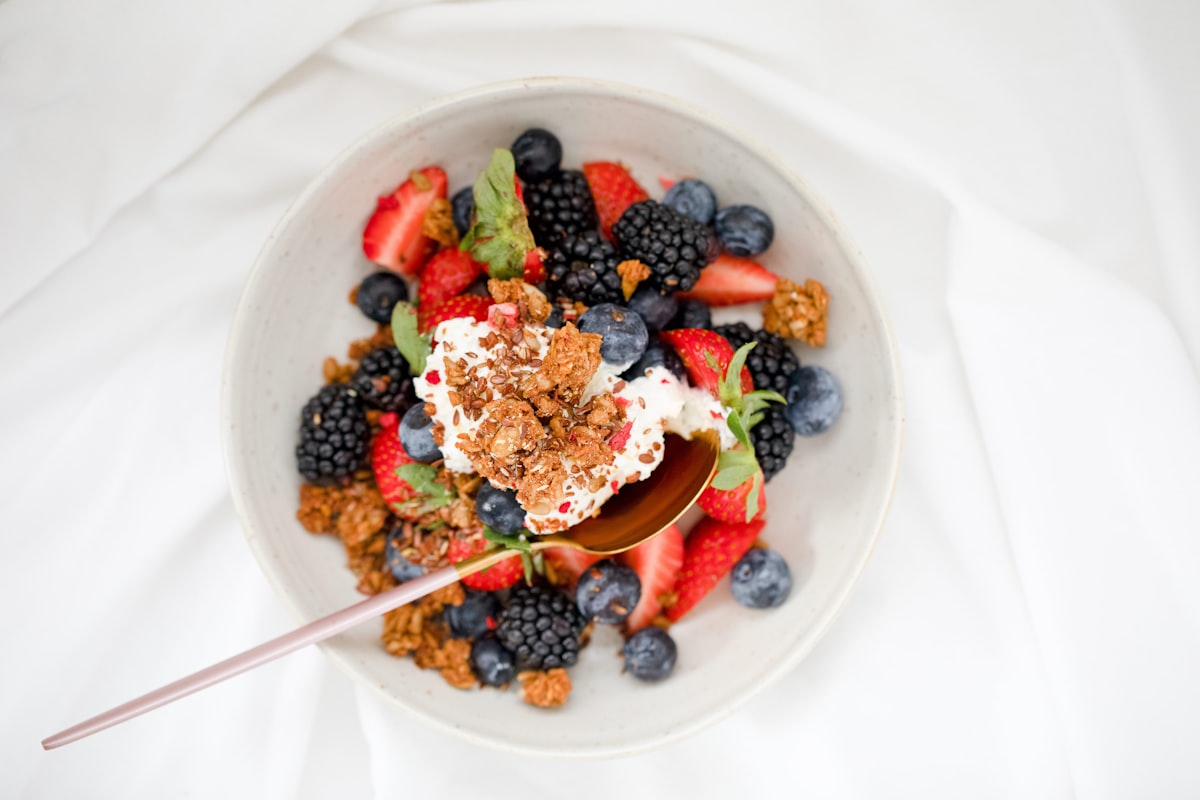 Yogurt greco con granola